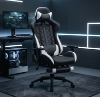 Distributeur de chaises gamer de haute qualité, chaises gamer pro pour ordinateur PC, chaises de jeu en cuir pour bureau de jeu avec repose-pieds