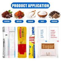 Machine d'emballage automatique pour sticks café soluble,10g instantanée boisson poudre,épices,sucre,granulés,remplissage sachet
