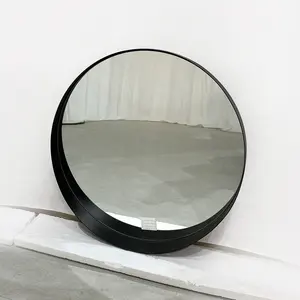 Decor rounded aluminum alloy frame customized full body square shape mirror