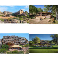 Tente de glamping de luxe moderne, imperméable, pour safari, hôtel en plein air, resort, tente de glamping de qualité supérieure, durable toute l'année