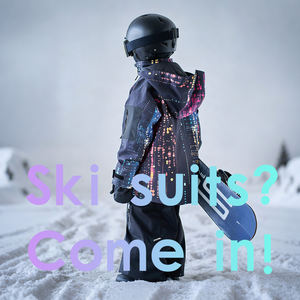 Traje de Esquí FLYSKI 2026 para Niños, Impermeable, Cortavientos, con Estampado de Moda, Forro Térmico, Capucha, Edades 8-15 - Product Image 1