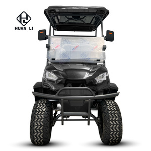 Voiturette de golf électrique professionnelle à 4 places, fabriquée en Chine, certifiée CE, châssis en acier au carbone haute résistance, vitesse maximale de 30 km/h - Product Image 3