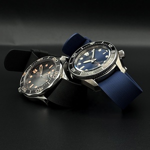 Có Thể Điều Chỉnh Hải Quân Grey Cao Su Dây Đeo Cổ Tay 20Mm 21Mm 22Mm Một Mảnh Fkm Dây Đeo Đồng Hồ Đàn Hồi Ban Nhạc Đồng Hồ Cho Đồng Hồ - Product Image 4