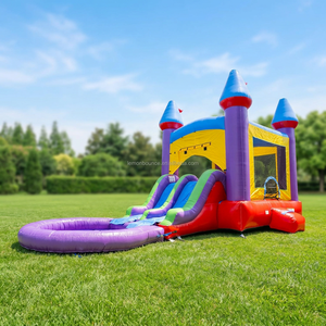 Château gonflable commercial en PVC pour fêtes privées, structure de saut gonflable de haute qualité pour enfants et adultes, thème pirates pour les enfants - Product Image 2