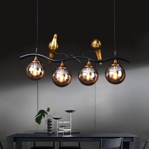 Lámpara Colgante Creativa de Estilo Nórdico con Forma de Pájaro, Lámpara de Araña Moderna Decorativa para Comedor, Sala de Estar y Dormitorio - Product Image 1