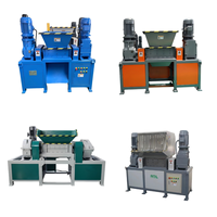 Broyeur de sacs plastiques à double arbre, OEM ODM, multi-modèles, à haut taux de recyclage, avec pompe, moteur, machine de broyage de plastique durable