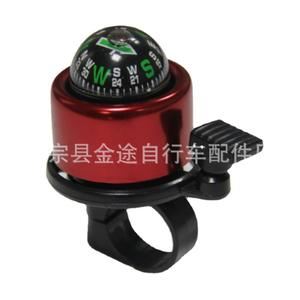 Cloche de vélo Compass Bell en alliage d'aluminium, 2.2cm, durable, pour vélo de montagne, de route, pliable, équipement de cyclisme, décoration - Product Image 4