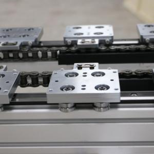 Hochwertige Edelstahl-Kreisführungsschiene mit Lager für Förderlinien-Kettenantrieb QinGong V25 Modell - Product Image 3