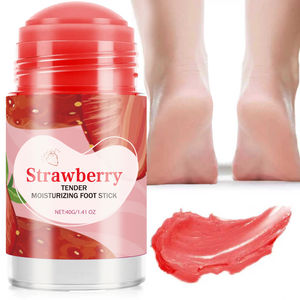Crème pour les pieds à la fraise, <span class=keywords><strong>prix</strong></span> <span class=keywords><strong>de</strong></span> gros, pour pieds secs et gercés, hydratante, nourrissante, réparatrice <span class=keywords><strong>de</strong></span> la peau - Product Image 1
