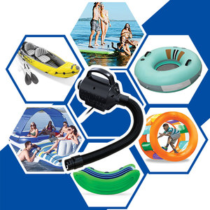 Bomba de aire eléctrica para acampar al aire libre Barco inflable y camas de aire con 3 boquillas para colchón - Product Image 6