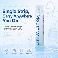 Paket Grosir Stick Mouthwash 10ml Sachet OEM Merek Kustom Perawatan Mulut Nafas Segar Ringan