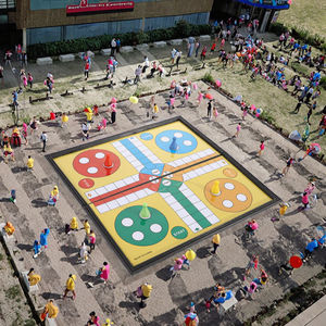 Juego de Mesa Plegable Portátil Educativo KUISHEN, Ajedrez y LUDO, Regalo para Niños, Material Plástico, Unisex, Gran Venta - Product Image 3