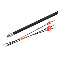 Axe de flèche en carbone pur pour tir à l'arc, flèche de 4.2mm, aubes en tpu, flèche recourbée