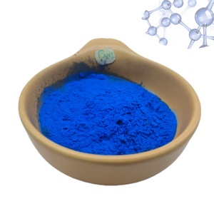 Poudre de peptide <span class=keywords><strong>GHK</strong></span>-Cu 99% Poudre de cuivre de qualité cosmétique (<span class=keywords><strong>GHK</strong></span>-Cu) Tripeptide-1 de cuivre bleu Poudre pure lyophilisée en cuivre <span class=keywords><strong>GHK</strong></span> - Product Image 2