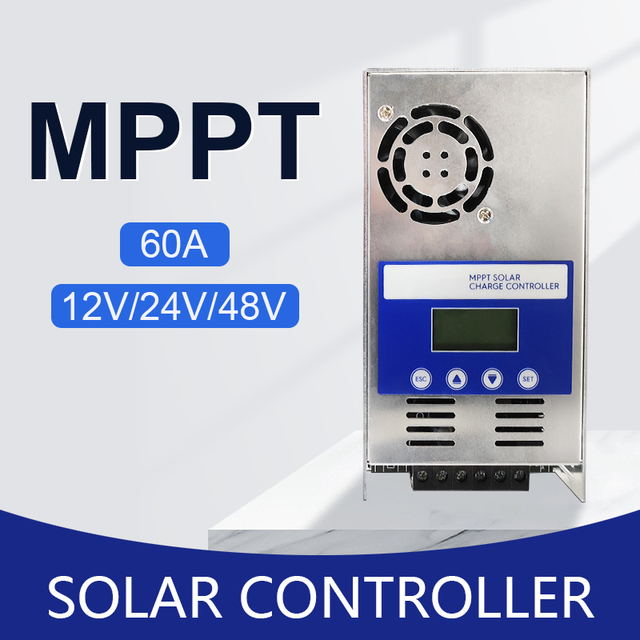 PV input 18V-160V 40A 60A MPPT Solar Charge Controller 12V 24V 48V Wide Voltage Input Multi-Battery Compatible