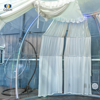 Tente bulle moderne CGCH portable, insonorisée et résistante au vent, pour hôtel, dôme transparent, chambre à coucher pour l'extérieur