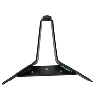 Pieds de canapé en métal noir en forme de V, durables et de qualité WINSTAR, pour armoire ou table.