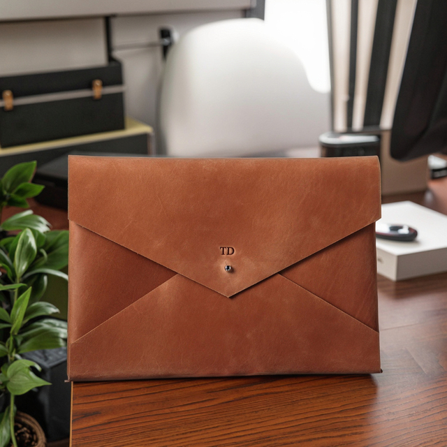 Real Leather A4 Document Holder Portfolio Document Organizer Document Paper Case Office A4 Paper Folder Paper File Organizer