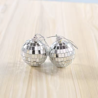 Boules de Décoration Professionnelles Multi-Tailles pour Fêtes de Noël, Grande Boule Miroir Disco en Verre Écologique 20-40cm