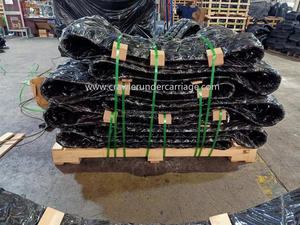 อะไหล่ช่วงล่างรถขุดขนาดเล็ก 200x72 230x72 300x52.5 400x72.5 450x86 600x100 250x72 350x53 สายพานยาง - Product Image 5