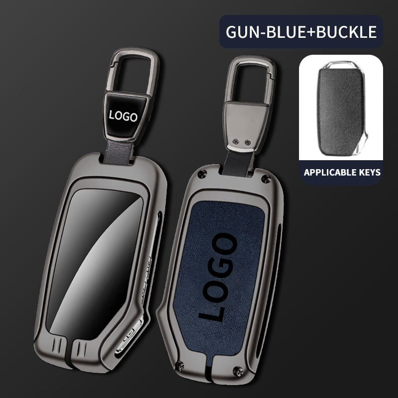 Gun blue  + trapezoidal buckle