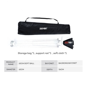 Zsyb 65cm Bowens Bayonet nhiếp ảnh thiết bị chiếu sáng mềm bóng có thể gập lại bóng mềm hộp - Product Image 3