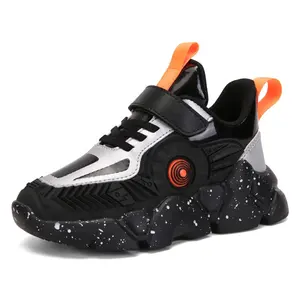 Erkek spor çocuk ayakkabıları ayakkabı ayakkabı çocuklar için 7 yaşında genç ithalat çocuk okul ayakkabısı siyah zapatos para ninos
