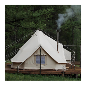 Carpa <span class=keywords><strong>de</strong></span> Camping Piramidal con Estructura <span class=keywords><strong>de</strong></span> Acero Resistente al Viento, Carpa Tipi Indígena <span class=keywords><strong>de</strong></span> Lujo para Exteriores, Impermeable y Resistente, <span class=keywords><strong>de</strong></span> PVC - Product Image 5