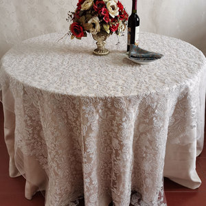 AFFINITY Custom Made Home Textile Dentelle <span class=keywords><strong>Nappe</strong></span> Mode Broderie Tulle Dentelle Tissu pour Dentelle Robe Européenne - Product Image 1