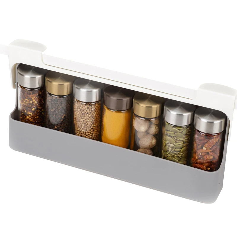 Storage rack+6 plastic seasoning bottles