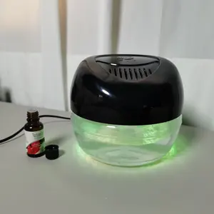 Supplier OEM ODM home office fragrance green color glow air humidifier difuser water soluble essential oil difusor