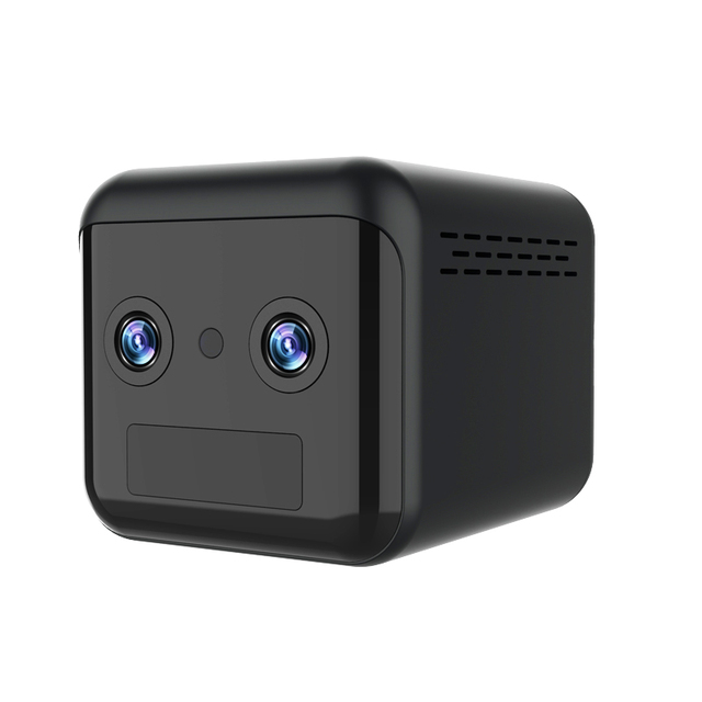 Wireless WiFi Smart Cam Indoor Dual Lens PIR IR Night Vision 140 Degrees Wide Angle Low Power Battery CCTV Security Smart Camera
