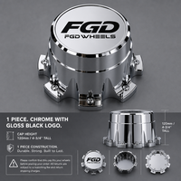 Cache-moyeux de roue FGD 165,1 mm 170 mm 180 mm en alliage d'aluminium personnalisé flottant pour Ford F-150 F-250 F-350