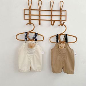 OEM ODM 0-3 jaar oude baby corduroy rugzak korte broeken Koreaanse versie van kinderbroeken groothandel babykleding - Product Image 1