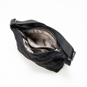 Black Quilted Women Tote Bag Shoulder Handbag <b>Large</b> Capacity Casual Shopping Travel <b>Purse</b> - Product Image 6