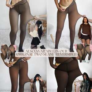 Collant <span class=keywords><strong>Invernali</strong></span> Felpati Taglia Grande con Cucitura Unica, <span class=keywords><strong>Leggings</strong></span> <span class=keywords><strong>Caldi</strong></span> Standard - Product Image 5