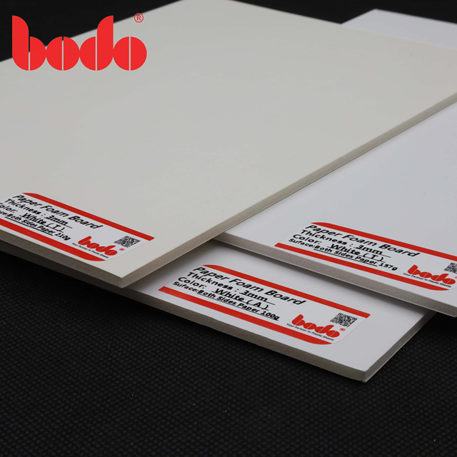 KT Advertising Customization Board Sheet Print Black White Adhesive Paper Foam Board 5mm 10mm Ps Polystyrene Foam Board
