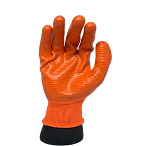 Guantes de Seguridad de Poliéster Amarillo Gekko, 10 mil de Grosor, 10 Pulgadas, Completamente Recubiertos, Lisos, Antideslizantes, con Puño de Punto, de Uso General, Sin Látex - Product Image 4