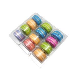 12 <span class=keywords><strong>macaron</strong></span> boîte à clapet en <span class=keywords><strong>plastique</strong></span> - Product Image 4