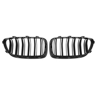 2010-2017 pour BMW Série 5 F10 Calandre Noire Brillante Double Salt ABS Matériel