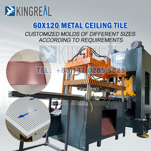 완전 자동 600x1200mm 금속 천장 타일 생산 라인 천공 금속 시트 제조 기계 CE 인증 공장 가격 - Product Image 3