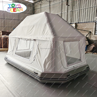 Tente de camping extérieure de haute qualité personnalisée en usine, tente flottante imperméable, maison de camping gonflable