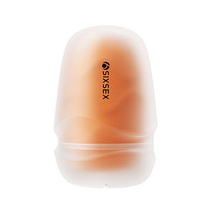 2024 Beste neue tragbare männliche Sexspielzeug Orange für Egg Stroker <span class=keywords><strong>Sleeve</strong></span> Super-Stretchy Mastur bator - Product Image 2