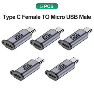 Micro USB a tipo C adattatore Mini USB a USB C 480Mbps veloce connettore di ricarica dati USBC all'adattatore per iphone <span class=keywords><strong>Android</strong></span> - Product Image 4