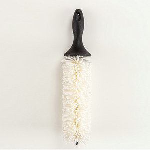 <b>Wheel</b> <b>Brush</b> 37 Inch Long Handle Steel Core White PP Material For Car Tire And <b>Wheel</b> Hub Cleaning - Product Image 3