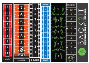 Tapis de gym en <span class=keywords><strong>gazon</strong></span> <span class=keywords><strong>synthétique</strong></span> personnalisé pour intérieur, <span class=keywords><strong>couleur</strong></span> grise, très populaire, pour piste de poussée de traîneau - Product Image 6