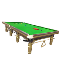 Billard russe professionnel boule russe 12ft Table de billard de snoker russe en bois massif pour une utilisation au bar