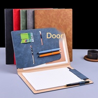 Carpeta de Archivo de Cuero, Bolsa de Cuero para Archivos A4 A5, Carpeta de Almacenamiento para Datos, Contratos e Facturas, con Logotipo Personalizado
