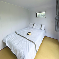Maison capsule Apple de 4m, maisonnette préfabriquée, maison conteneur, mini-maison, capsule spatiale, pod Apple