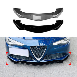 Alerón Delantero para Alfa Romeo Giulia, Textura de Fibra de Carbono, Acabado Mate, 2015-2022, AMP-Z - Product Image 1